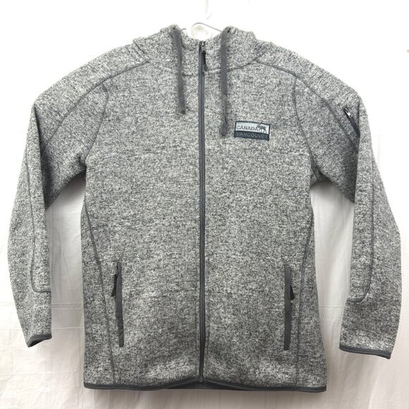 Vancouver Canada Full Zip Hoodie Women XL Gray Souvenirs Northern - Picture 1 of 12